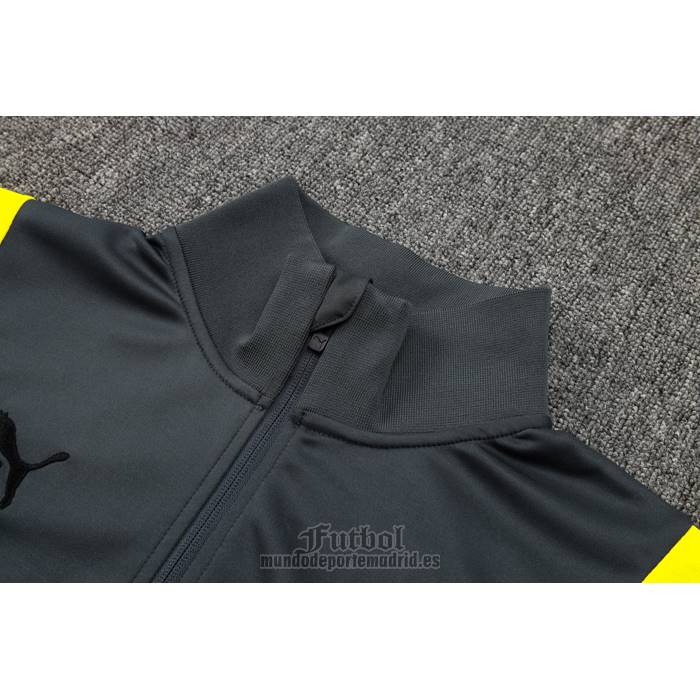Chandal de Chaqueta del Borussia Dortmund 2023-2024 Gris